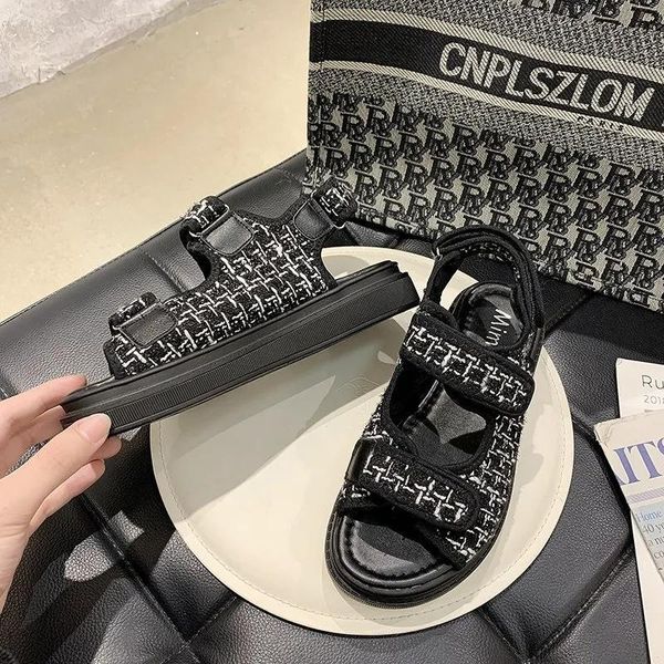 sandals 2021 trends women summer flat british wind embroidery thick-soled casual roman designer shoes platform sandal, Black
sandals 2021 trends women summer flat british wind embroidery thick-soled casual roman designer shoes platform sandal, Black