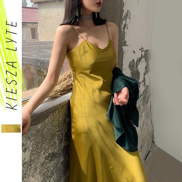 vintage satin dress french lady elegant v neck chic slim strapless midi party dresses summer women clothing 210608, Black;gray
vintage satin dress french lady elegant v neck chic slim strapless midi party dresses summer women clothing 210608, Black;gray