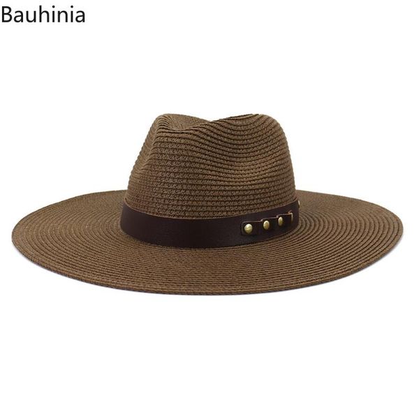 wide brim hats bauhinia women men 10cm large straw cap summer handmade panama sun hat outdoor beach jazz, Blue;gray
wide brim hats bauhinia women men 10cm large straw cap summer handmade panama sun hat outdoor beach jazz, Blue;gray