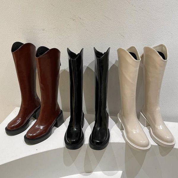 boots shoes women round toe winter footwear 2022 autumn ytmtloy knee high square heel zipper botines de mujer long, Black
boots shoes women round toe winter footwear 2022 autumn ytmtloy knee high square heel zipper botines de mujer long, Black