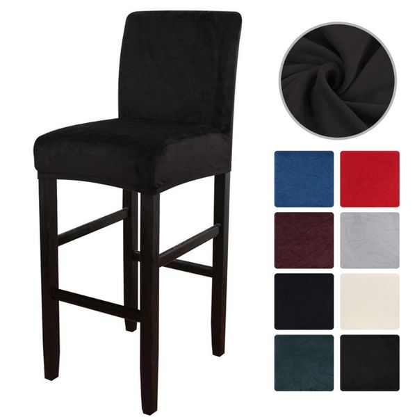 bar chair cover velvet plush elastic high stool covers seat slipcover wedding party room banquet 1pc
bar chair cover velvet plush elastic high stool covers seat slipcover wedding party room banquet 1pc