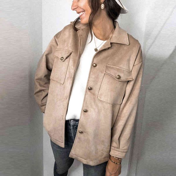 women's cape women casual turn-down collar button outerwear winter single breasted double pocket coats ladies solid loose leather, Black
women's cape women casual turn-down collar button outerwear winter single breasted double pocket coats ladies solid loose leather, Black