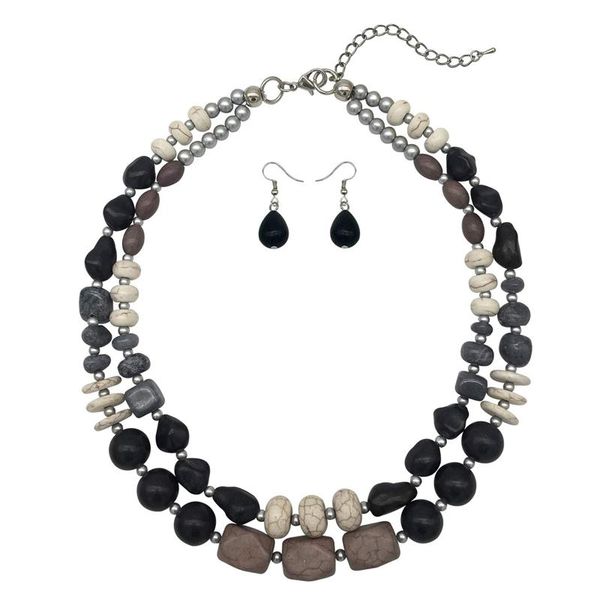 natural stone beaded handmade beads choker bib statement turquoise chunky necklace for women fashion jewelry costume earring set chokers, Golden;silver
natural stone beaded handmade beads choker bib statement turquoise chunky necklace for women fashion jewelry costume earring set chokers, Golden;silver