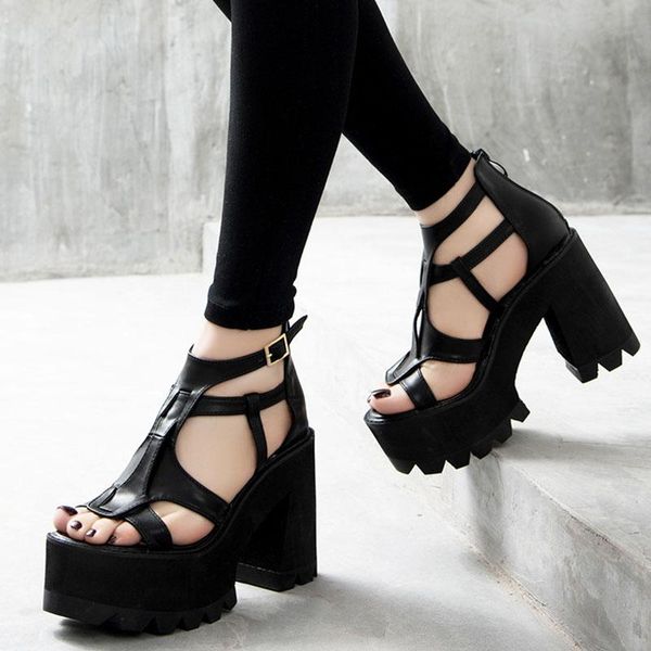 dress shoes rome gladiator women summer sandals thick bottom hollow out ankle strap comfortable party demonia quality, Black
dress shoes rome gladiator women summer sandals thick bottom hollow out ankle strap comfortable party demonia quality, Black