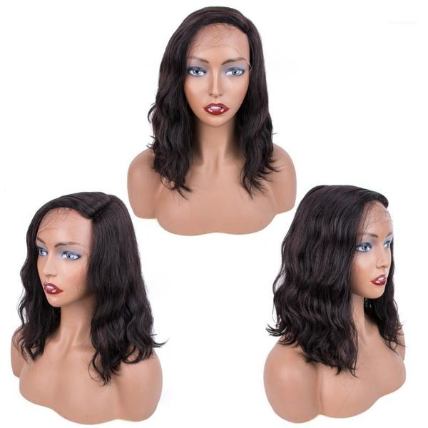 human hair wigs for black women peruvian side part lace wig body wave bob tilted shearing pre-plucked remy1, Black;brown
human hair wigs for black women peruvian side part lace wig body wave bob tilted shearing pre-plucked remy1, Black;brown