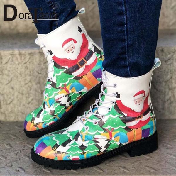 boots doratasia christmas female fashion mixed colors ankle festival casual women chunky heels shoelace shoes woman, Black
boots doratasia christmas female fashion mixed colors ankle festival casual women chunky heels shoelace shoes woman, Black