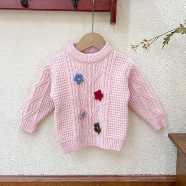 pullover baby girls knitted sweaters floral pullovers white pink cotton winter clothes 2021 infant cute children casual, Blue
pullover baby girls knitted sweaters floral pullovers white pink cotton winter clothes 2021 infant cute children casual, Blue