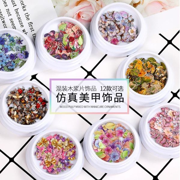nail art decorations 2022 a box accessories wood pulp chips mixed simulation flowers grass ultra-thinickers diy fingernail decoration, Silver;gold
nail art decorations 2022 a box accessories wood pulp chips mixed simulation flowers grass ultra-thinickers diy fingernail decoration, Silver;gold