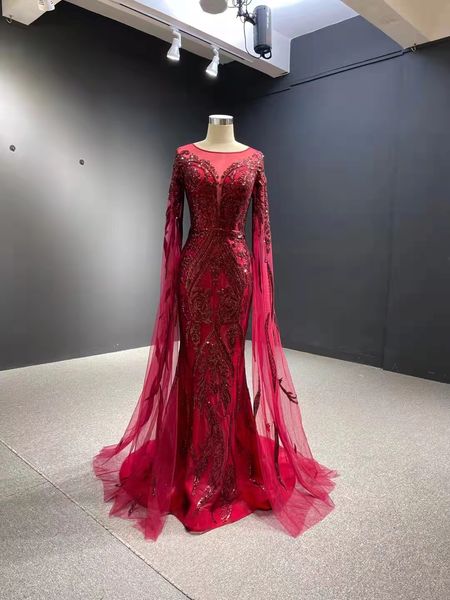 100% real picture burgundy evening dresses with long sleeves sparkling sequins formal pageant prom party gown ruffles robe de soriee custom, Black;red
100% real picture burgundy evening dresses with long sleeves sparkling sequins formal pageant prom party gown ruffles robe de soriee custom, Black;red