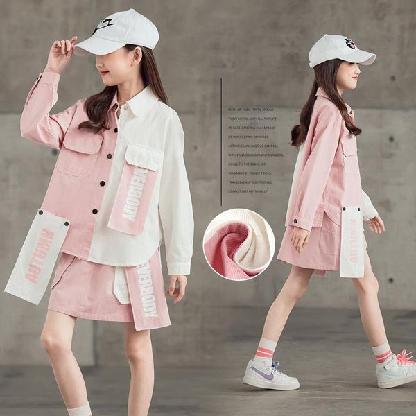 clothing sets teen girls clothes set spring 2021 pink jacket skirt suit for kids casual children's school outfits two-piece, White
clothing sets teen girls clothes set spring 2021 pink jacket skirt suit for kids casual children's school outfits two-piece, White