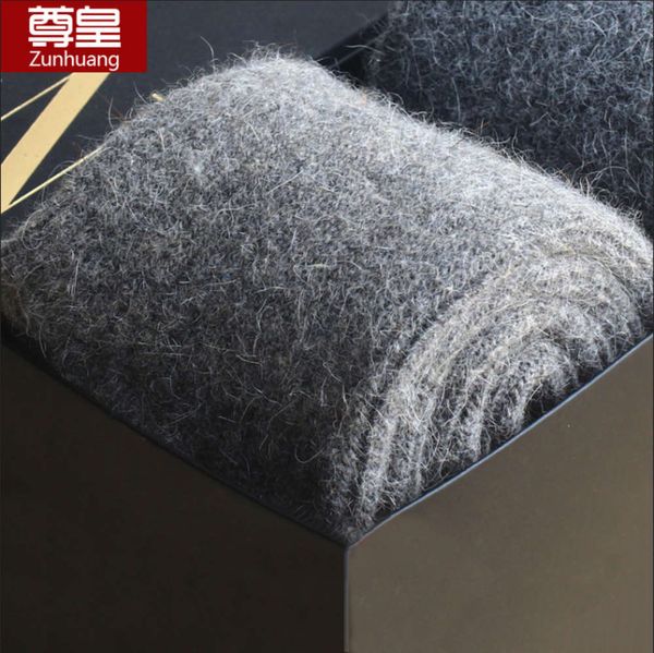 socks men's winter wool socks thickened warm double needle stripe medium tube cashmere snow, Black 
socks men's winter wool socks thickened warm double needle stripe medium tube cashmere snow, Black