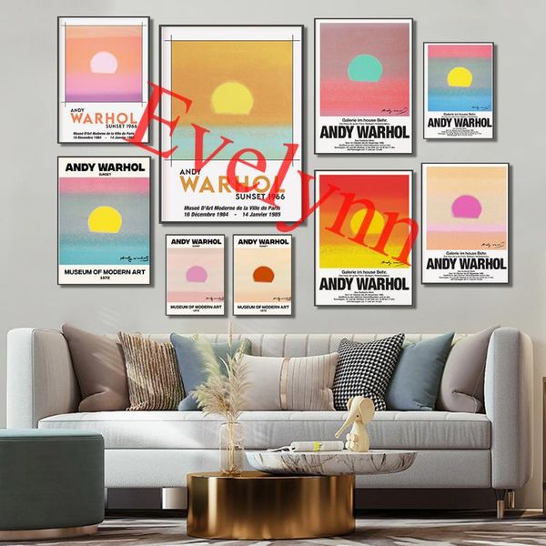 paintings andy warhol sunset poster, art home decor canvas wall prints living room decoration unique gift
paintings andy warhol sunset poster, art home decor canvas wall prints living room decoration unique gift