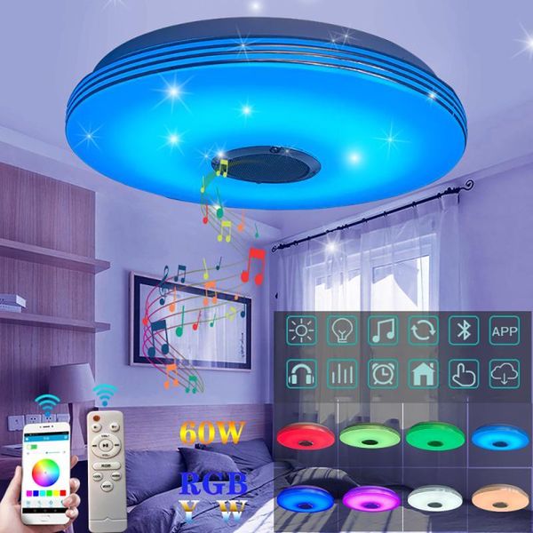 ceiling lights 110-220v 36/60w music bluetooth speaker led lamp rgb smart acrylic light home bedroom + remote control
ceiling lights 110-220v 36/60w music bluetooth speaker led lamp rgb smart acrylic light home bedroom + remote control
