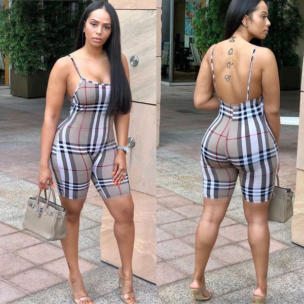 women's casual jumpsuit in spring and summer of 2021, White
