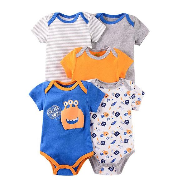 baby boys born bodysuits clothes rompers cotton short sleeve summer clothings girl print suit crawling 0-24m, Blue
baby boys born bodysuits clothes rompers cotton short sleeve summer clothings girl print suit crawling 0-24m, Blue