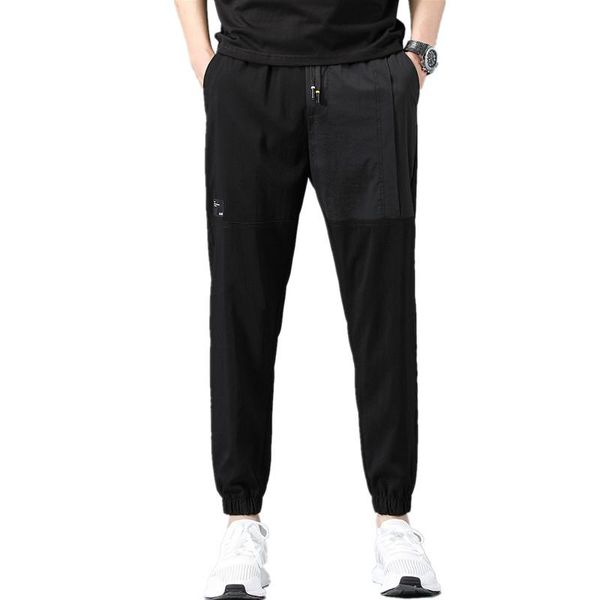 cotton joggers men solid men's harem pants 2021 summer fitness casual ankle-length mens trousers streetwear slim male, Black
cotton joggers men solid men's harem pants 2021 summer fitness casual ankle-length mens trousers streetwear slim male, Black