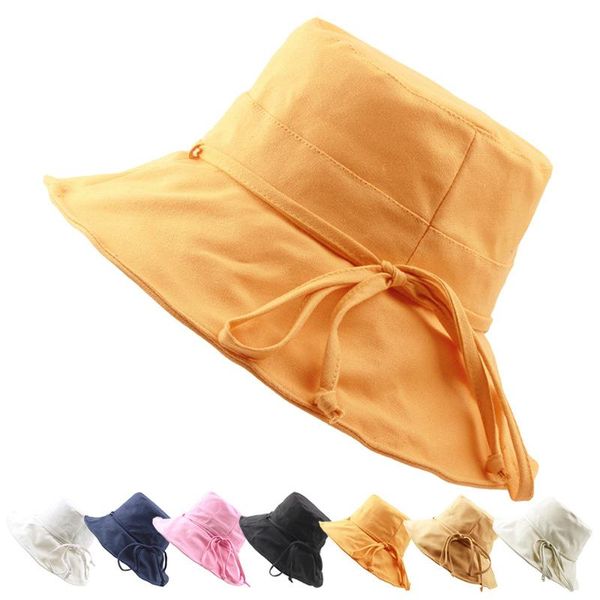 summer solid sun caps womens big wide brim foldable breathable bowknot bucket hats fisherman basin beach visor cap ladies, Blue;gray
summer solid sun caps womens big wide brim foldable breathable bowknot bucket hats fisherman basin beach visor cap ladies, Blue;gray
