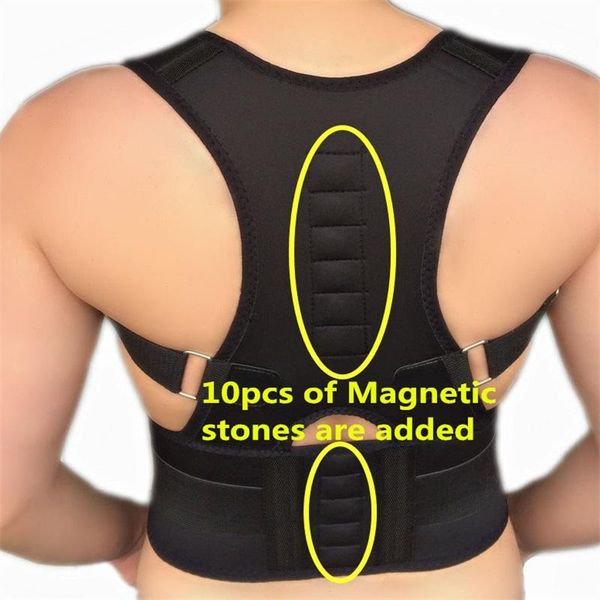 magnetic back shoulder lumbar support belt orthopedic corset posture corrector brace correction belts for men women, Black;blue
magnetic back shoulder lumbar support belt orthopedic corset posture corrector brace correction belts for men women, Black;blue