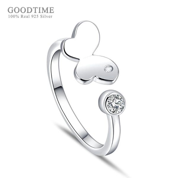 cluster rings fashion women ring pure 925 sterling silver butterfly zirconia rhinestone adjustable for girl jewelry accessories, Golden;silver
cluster rings fashion women ring pure 925 sterling silver butterfly zirconia rhinestone adjustable for girl jewelry accessories, Golden;silver