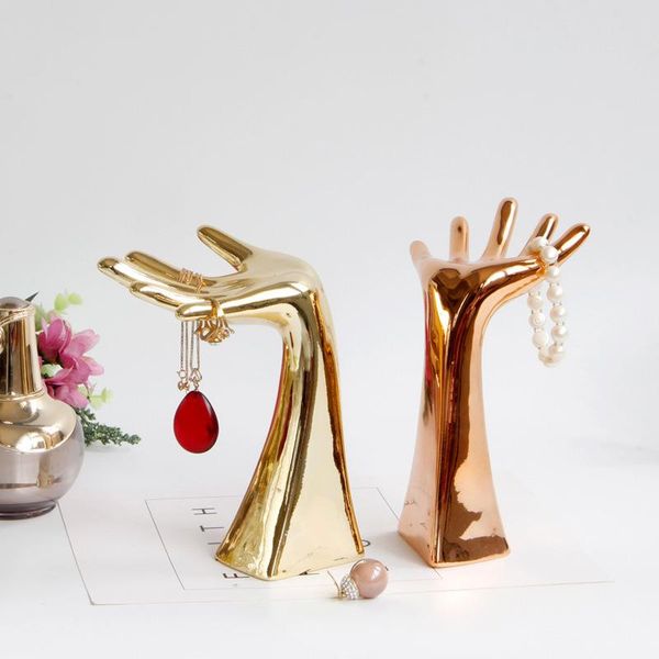 creative hand shape elegant female home furnishing rose gold ceramic crafts ornament jewelry rack hooks & rails
creative hand shape elegant female home furnishing rose gold ceramic crafts ornament jewelry rack hooks & rails
