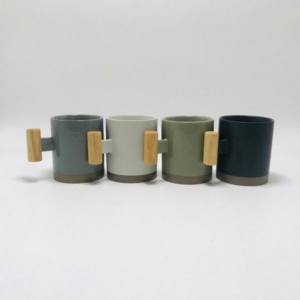 mugs customized retro japanese & korean style ceramic coffee mug cup with wood handle
mugs customized retro japanese & korean style ceramic coffee mug cup with wood handle