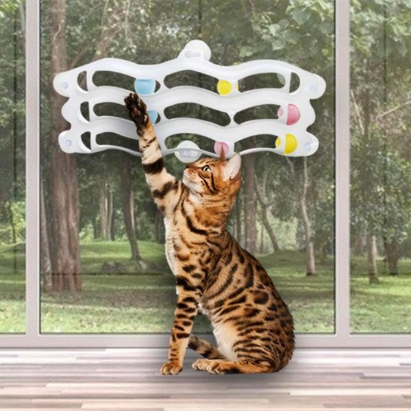 cat toys kitten roller track play ball window sunction cup interactive toy plastic railway pet product adsorption glass
cat toys kitten roller track play ball window sunction cup interactive toy plastic railway pet product adsorption glass