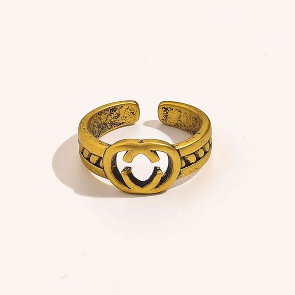 factory specials aa 2021 high-quality home made old ring fashion double letter men and women lovers same adjustable opening pair, Black
factory specials aa 2021 high-quality home made old ring fashion double letter men and women lovers same adjustable opening pair, Black