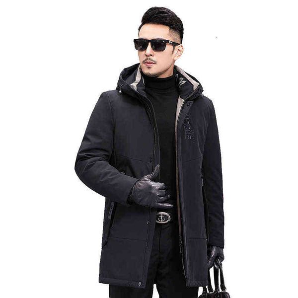medium and long hooded down et men's winter leisure removable inner liner youth cold proof warm, Black
medium and long hooded down et men's winter leisure removable inner liner youth cold proof warm, Black