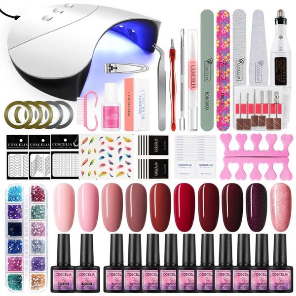 nail art kits coscelia manicure kit gel polish set 36w lamp dryer with drill machine soak off from ru
nail art kits coscelia manicure kit gel polish set 36w lamp dryer with drill machine soak off from ru