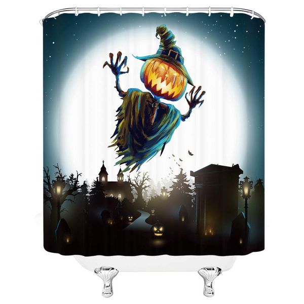halloween shower curtain by,pumpkin scarecrow in mid-air and crow cemetery pumpkin lantern magic hat night moon,fabric bathroom
halloween shower curtain by,pumpkin scarecrow in mid-air and crow cemetery pumpkin lantern magic hat night moon,fabric bathroom