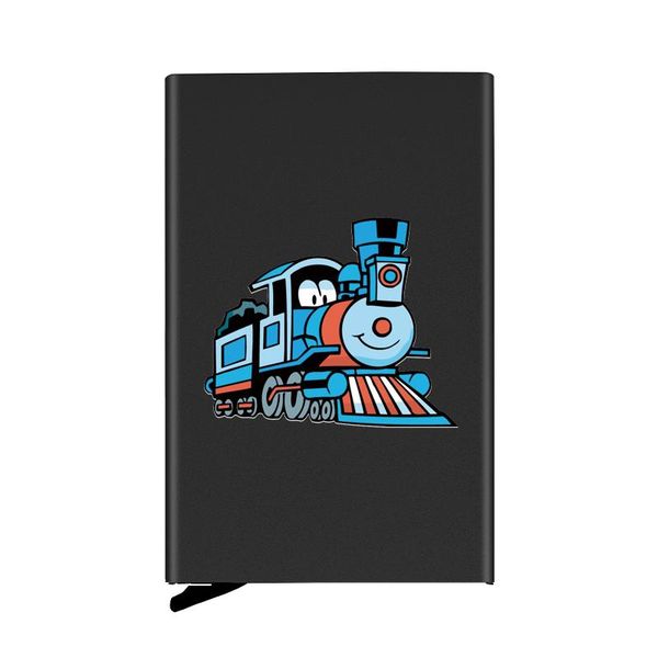 card holders personality small train fully automatic men anti metal holder wallet women aluminum case gift, Brown;gray
card holders personality small train fully automatic men anti metal holder wallet women aluminum case gift, Brown;gray