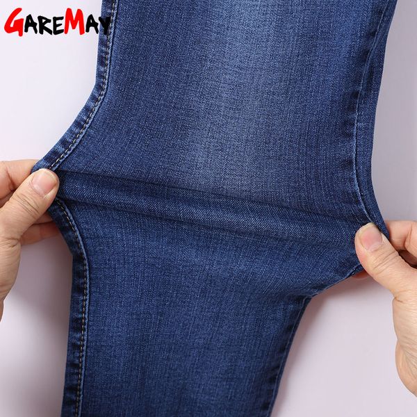 2011Garemay Women Jean Slim Femme Pantalona Spring Straight High Waist Ladies Jeans Plus Size Denim Clothing Cotton Pants Jeans 907, Blue
2011Garemay Women Jean Slim Femme Pantalona Spring Straight High Waist Ladies Jeans Plus Size Denim Clothing Cotton Pants Jeans 907, Blue