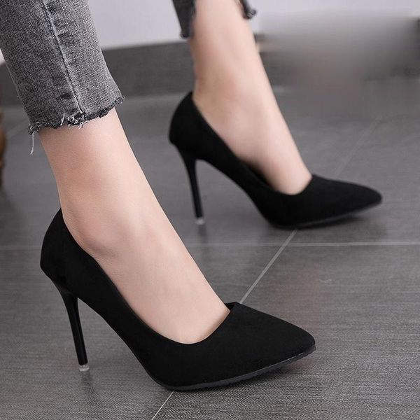 high heels women's stiletto pumps 2021 spring and autumn girl small fresh professional formal wear black work shoes dress 
high heels women's stiletto pumps 2021 spring and autumn girl small fresh professional formal wear black work shoes dress