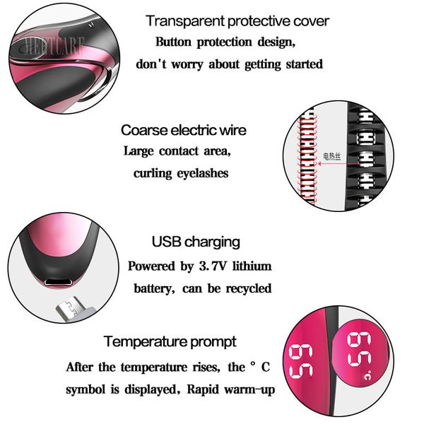 mini electric usb rechargeable heated eyelash long-lasting thicker eye lash curling enhancer beauty device makeup tool gift new
mini electric usb rechargeable heated eyelash long-lasting thicker eye lash curling enhancer beauty device makeup tool gift new