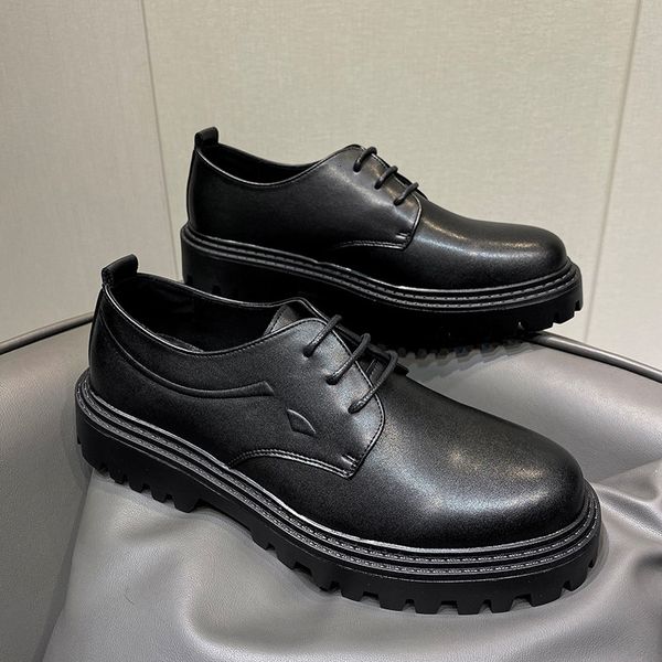 dress shoes mens trend wild fashion 's low thick-soled leather zapatos de hombre my94, Black
dress shoes mens trend wild fashion 's low thick-soled leather zapatos de hombre my94, Black