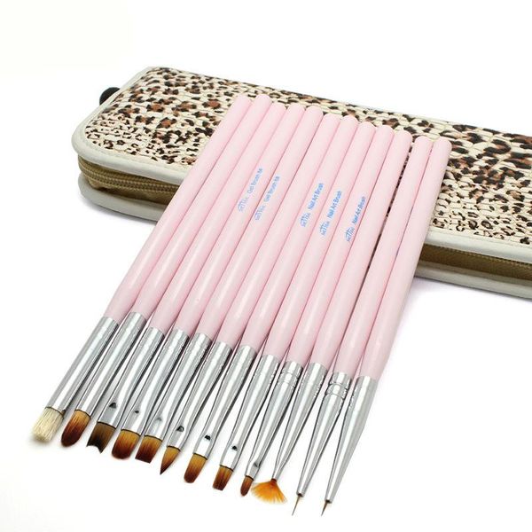 nail brushes 12 pcs/set brush set liner powder carving uv gel painting pen acrylic drawing manicure art, Yellow
nail brushes 12 pcs/set brush set liner powder carving uv gel painting pen acrylic drawing manicure art, Yellow