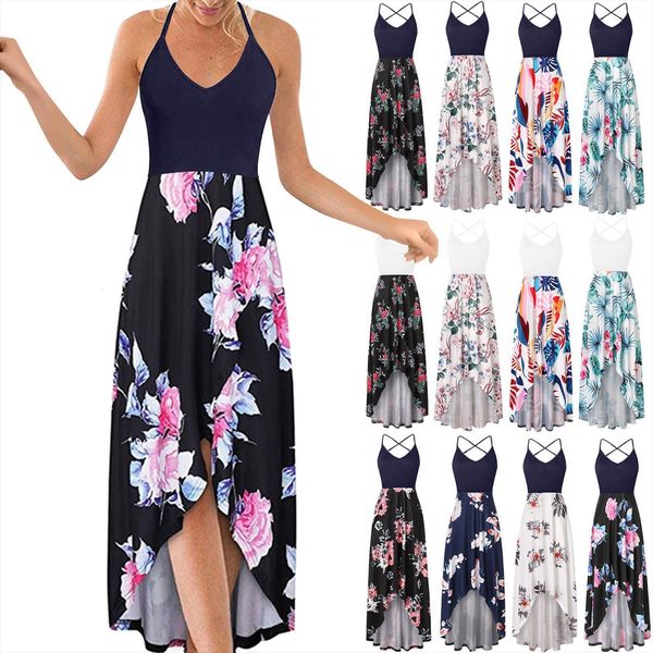 vogue summer fashion casual women dress floral printed v neck sleeveless strap open back boho ladies robe, Black;gray
vogue summer fashion casual women dress floral printed v neck sleeveless strap open back boho ladies robe, Black;gray
