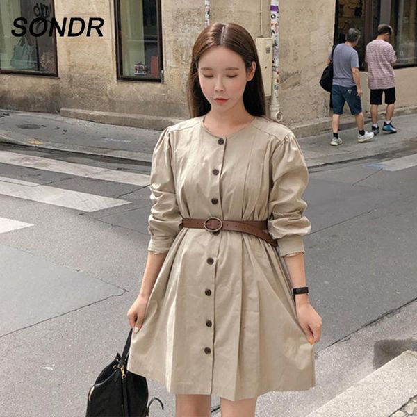 casual dresses british style long sleeve vintage high waist mini one-piece korean 2021 autumn fashion girly, Black;gray
casual dresses british style long sleeve vintage high waist mini one-piece korean 2021 autumn fashion girly, Black;gray
