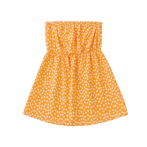 girl's dresses citgeesummer kids baby girls dress full floral off-shoulder sleeveless strapless a-line skirt clothes, Red;yellow
girl's dresses citgeesummer kids baby girls dress full floral off-shoulder sleeveless strapless a-line skirt clothes, Red;yellow