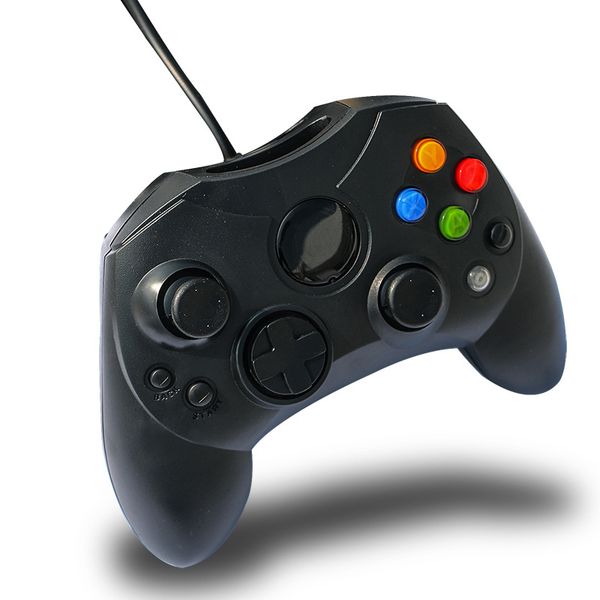 wired xbox controller gamepads precise thumb joystick gamepad for x-box first generation console with retail box