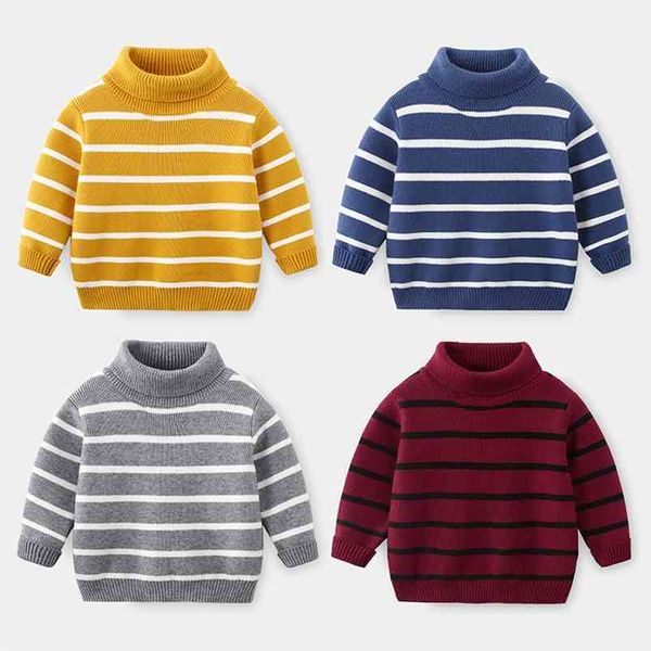cold winter warm 2 3 4 6 8 10 years 90-140cm thickening high neck knitted turtleneck striped sweater for baby kids boys 210625, Blue
cold winter warm 2 3 4 6 8 10 years 90-140cm thickening high neck knitted turtleneck striped sweater for baby kids boys 210625, Blue