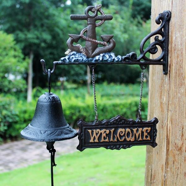 mediterranean style cast iron crafts maritime welcome doorbell courtyard garden decoration boat anchor decorative objects & figurines
mediterranean style cast iron crafts maritime welcome doorbell courtyard garden decoration boat anchor decorative objects & figurines