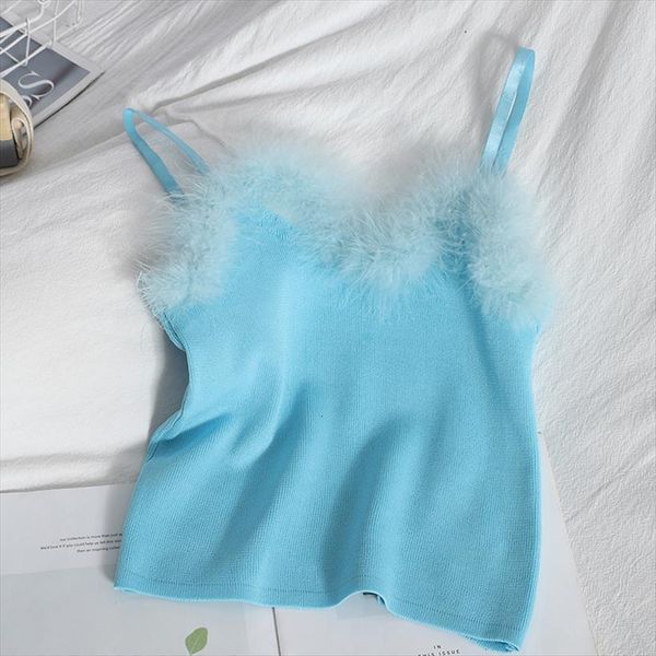 cashmere crop spring women tank spaghetti strap slim camisole soft girl knitted vest baby tee y2k clothes, White
cashmere crop spring women tank spaghetti strap slim camisole soft girl knitted vest baby tee y2k clothes, White