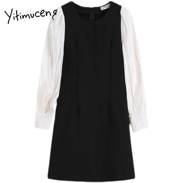 yitimuceng patchwork folds zipper high waist mini vintage dresses women o-neck a-line long sleeve spring fashion dress 210601, Black;gray
yitimuceng patchwork folds zipper high waist mini vintage dresses women o-neck a-line long sleeve spring fashion dress 210601, Black;gray
