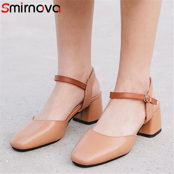 dress shoes smirnova 2021 big size 33-43 arrive women sandals pu buckle square high heels summer fashion casual ladies, Black
dress shoes smirnova 2021 big size 33-43 arrive women sandals pu buckle square high heels summer fashion casual ladies, Black