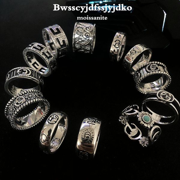design jewelry double couple women's 925 sterling silver indifference classic carving trend fashion pair ring 9v78
design jewelry double couple women's 925 sterling silver indifference classic carving trend fashion pair ring 9v78
