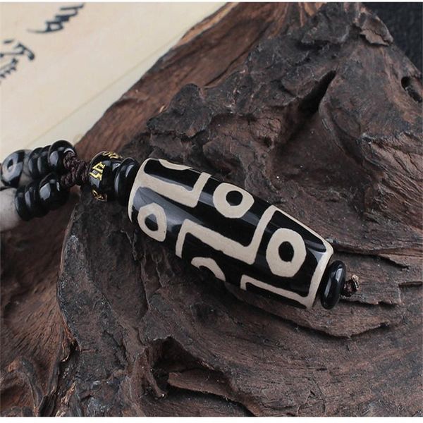 pendant necklaces tibet dzi nine eyes necklace natural stone materials holy article bead, Silver
pendant necklaces tibet dzi nine eyes necklace natural stone materials holy article bead, Silver