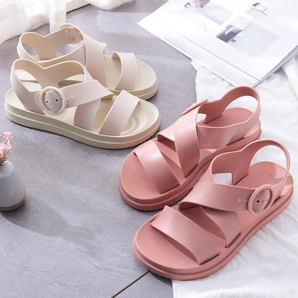 ladies flat gladiator sandals women open toe buckle soft jelly rubber female casual platform beach shoes woman, Black
ladies flat gladiator sandals women open toe buckle soft jelly rubber female casual platform beach shoes woman, Black