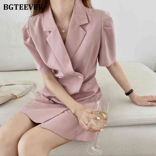 dresses summer puff sleeve double breasted female suit slim waist office ladies mini dress women vestidos e8xp, Black;gray
dresses summer puff sleeve double breasted female suit slim waist office ladies mini dress women vestidos e8xp, Black;gray