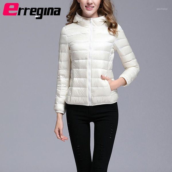 erregina down jacket women winter warm coat 90% white duck female ultra light solid slim autumn hooded1, Black
erregina down jacket women winter warm coat 90% white duck female ultra light solid slim autumn hooded1, Black
